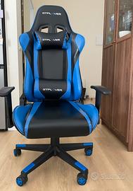 Sedia Gaming GTP PLAYER - Come nuova, ergonomica