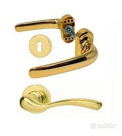Coppia di Maniglie dorate NUOVE