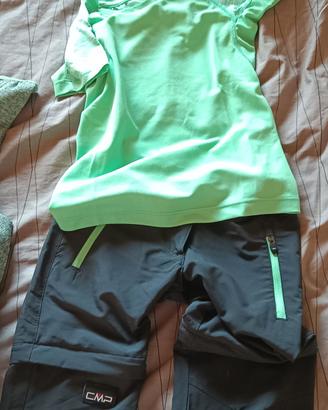 pantaloni trekking cmp bambino