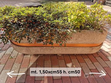 Fioriere in cemento Bellitalia.