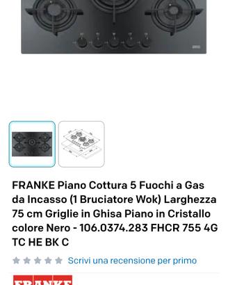 piano cottura incasso vetro