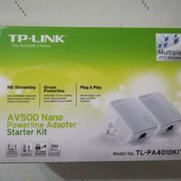 TP-Link AV500 Nano Powerline Adapter Starter Kit