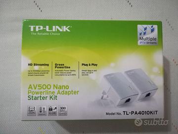 TP-Link AV500 Nano Powerline Adapter Starter Kit