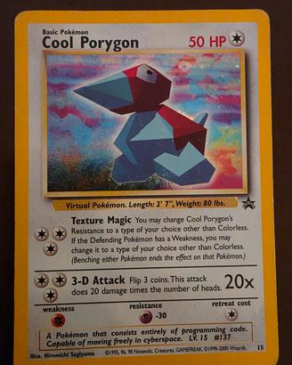 Cool Porygon 15 Black Star Promo Holo Pokémon