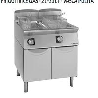 FRIGGITRICE A GAS PROFESSIONALE - 21+21 Lt