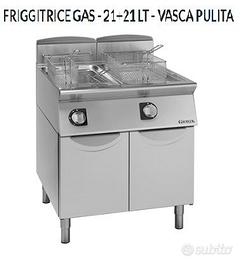FRIGGITRICE A GAS PROFESSIONALE - 21+21 Lt