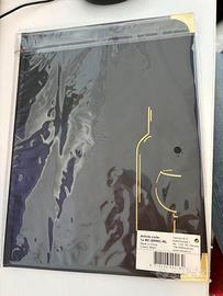 Espositore menu in pvc nero con copertina e buste