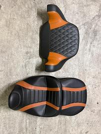 Sella touring e schienale per tourpack harley