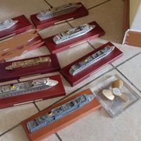 Lotto di 7 navi e Elica nave Costa Crociere