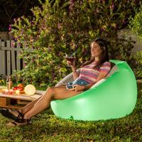 Poltrona gonfiabile con led e telecomando