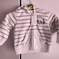 felpa procione bianco