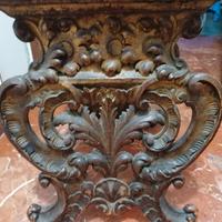 sedia in legno dorato