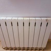 2  termosifoni uno da 10 elementi uno 9 elementi 