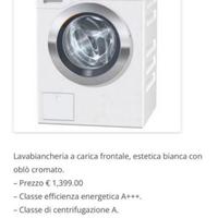 Lavatrice Miele