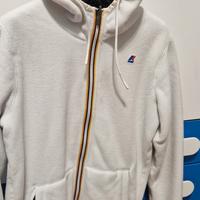 Felpa K-Way P.Jack Sherpa polar reversibile biaca