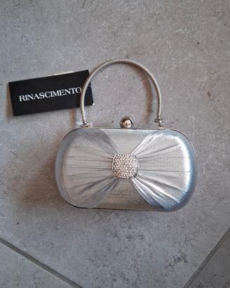 Pochette elegante argento 