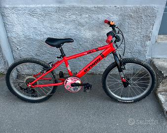 Bicicletta MTB Btwin con cambio bambini ruota 20