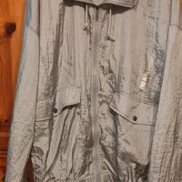 DESCENTE giacca a vento uomo colore argento 