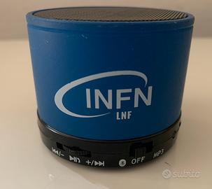 Speaker bluetooth con logo INFN LN Frascati