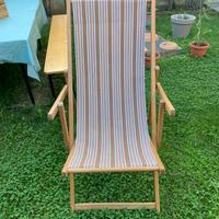 Sdraio in tessuto a righe