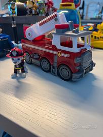 Paw Patrol - Marshal con Camion dei Pompieri