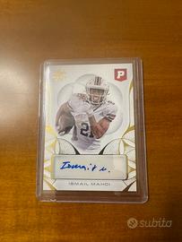 Card football usa ismail mahdi leaf autografata