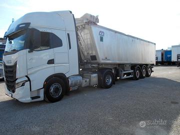 IVECO S-WAY 510 + VASCA RIBALTABILE MENCI 46 m3