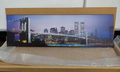 Quadro NY Torri Gemelle con Swarovski certificati