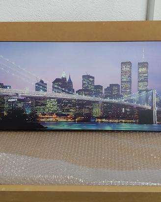 Quadro NY Torri Gemelle con Swarovski certificati