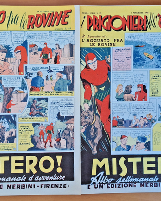 ALBI MISTERO UOMO MASCHERATO MANDRAKE NERBINI 1970