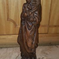 Statuina della Madonna in legno