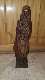 Statuina della Madonna in legno