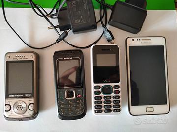 Lotto cellulari vintage nokia Samsung wiko Sony
