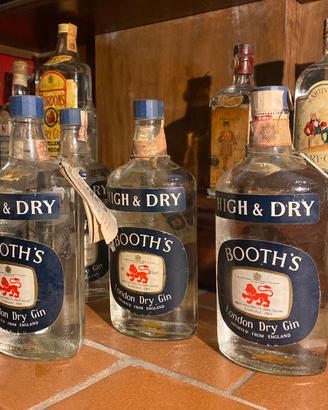 Booth’s High and Dry Gin - 4 bottiglie