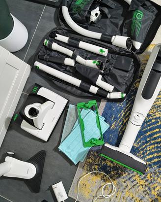 Folletto VK7 a batteria con tutti gli accessori