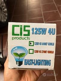 2 Lampade CFL 4 U + HPS 250 W