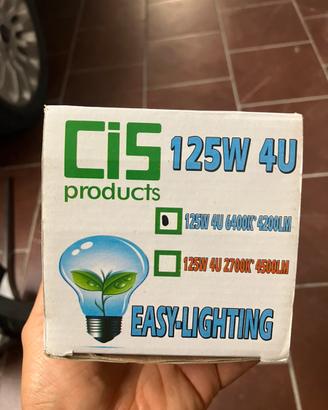2 Lampade CFL 4 U + HPS 250 W
