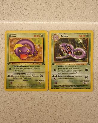 Originali 1ed Ekans FO 46 / 62 Arbok 31 / 62 