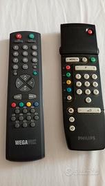 Telecomandi vintage Philips e Wegavox