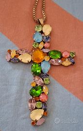 Acc Bijoux Collana con Maxi Croce – Makula Jewels 