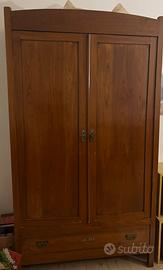 Armadio + Cassettiera + 2 Comodini Vintage