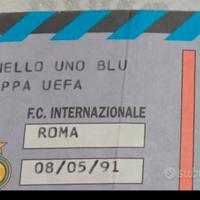 Fascicolo Inter:finale coppa UEFA 1991