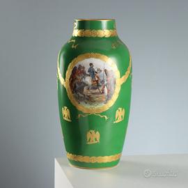 Grande Vaso Napoleone III in Porcellana Fine '800
