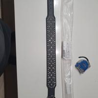 Collare cane in Pelle con brillanti