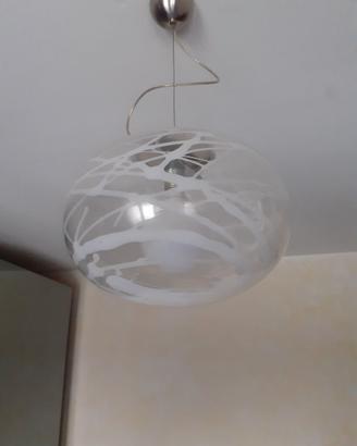 Lampadario in vetro