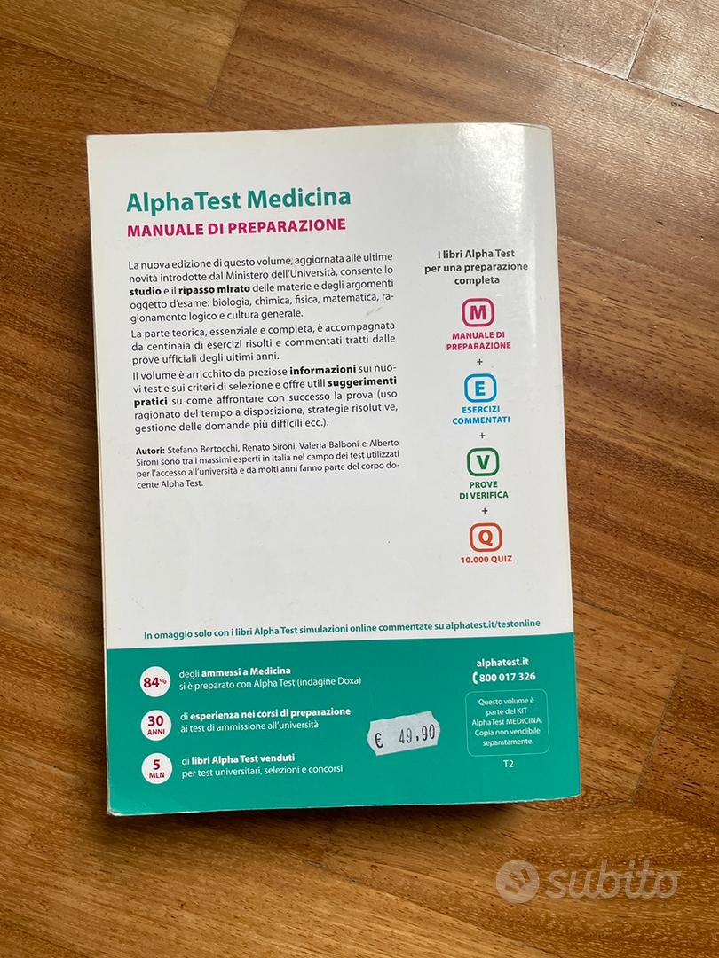 Alpha Test. Medicina. Kit completo di preparazione: Manuale di