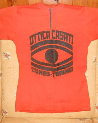 DIVISA DA CICLISTA COMPLETA VINTAGE IN LANA