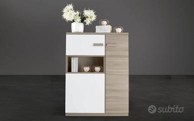 Mobile madia 2 ante con vetrina