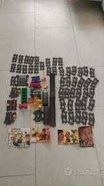 Lotto Lego Duplo Ferrovia Treno Binari e Carrozze
