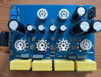 Scheda preamplificatore valvolare 12AX7 12AU7 6Z4